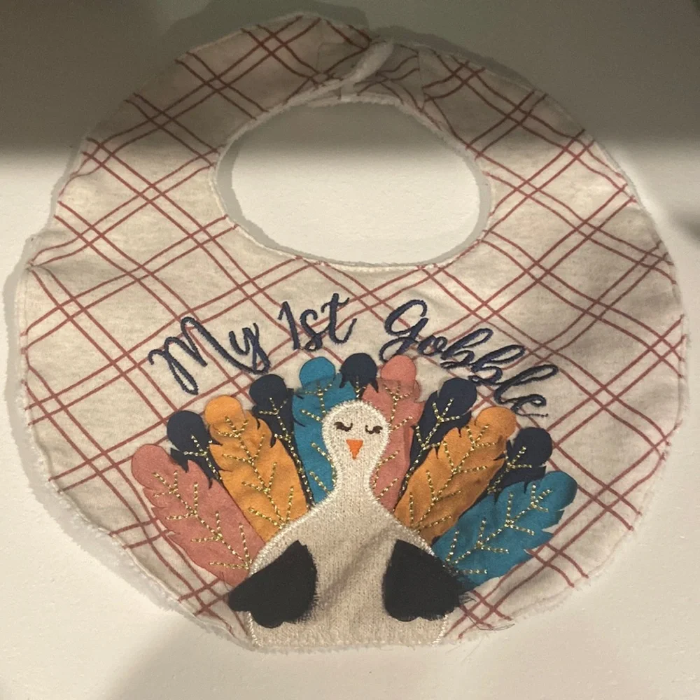 Mud Pie My 1st Gobble bib